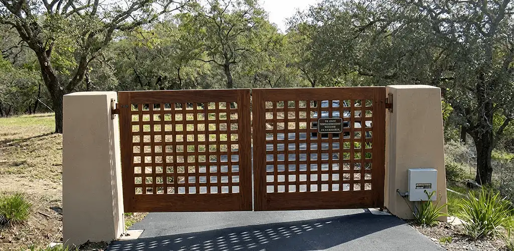 Driveway gate installation for a residential property in Reno, NV