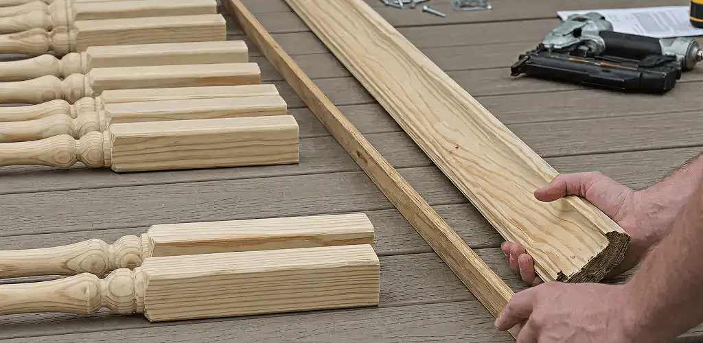 Handrail installation materials and wood components for stair rail work in Reno, NV